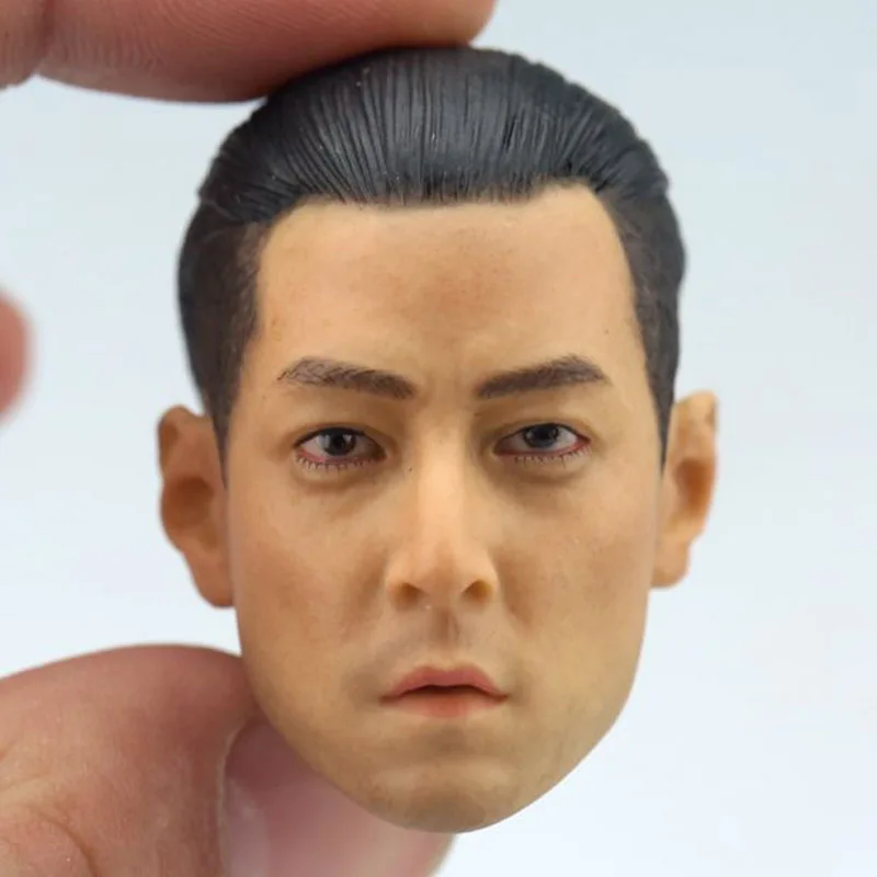 

Daniel Wu Head Sculpt 1/6 Scale Eavesdropping Male Soldier Head Carving Fit for HT Body Model Action Figure