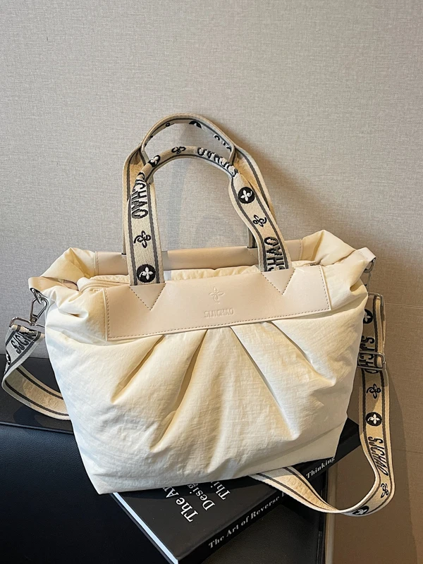 

Casual Nylon Crossbody Bag for Women Commuter Tote Bag Large Capaci Storage Outdoor Leisure oulder Bag Soft Handle