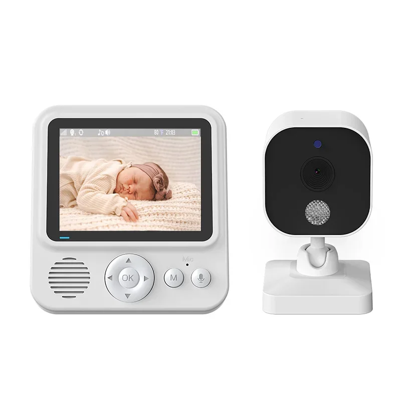 

Video baby monitors Two-way Audio Factory Direct Sale 720P HD 2.8Inch 2.4G Wireless babyfoon with Camera Temperature