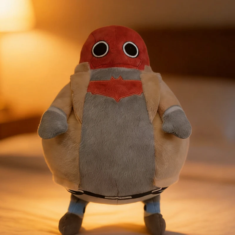 세일 2026 - 귀여운 제이슨 토드 봉제 인형 크리스마스 핫 레드 후드 봉제 인형 팬들을 위한 베개 생일 휴일 선물 장난감 방 장식 ﻿