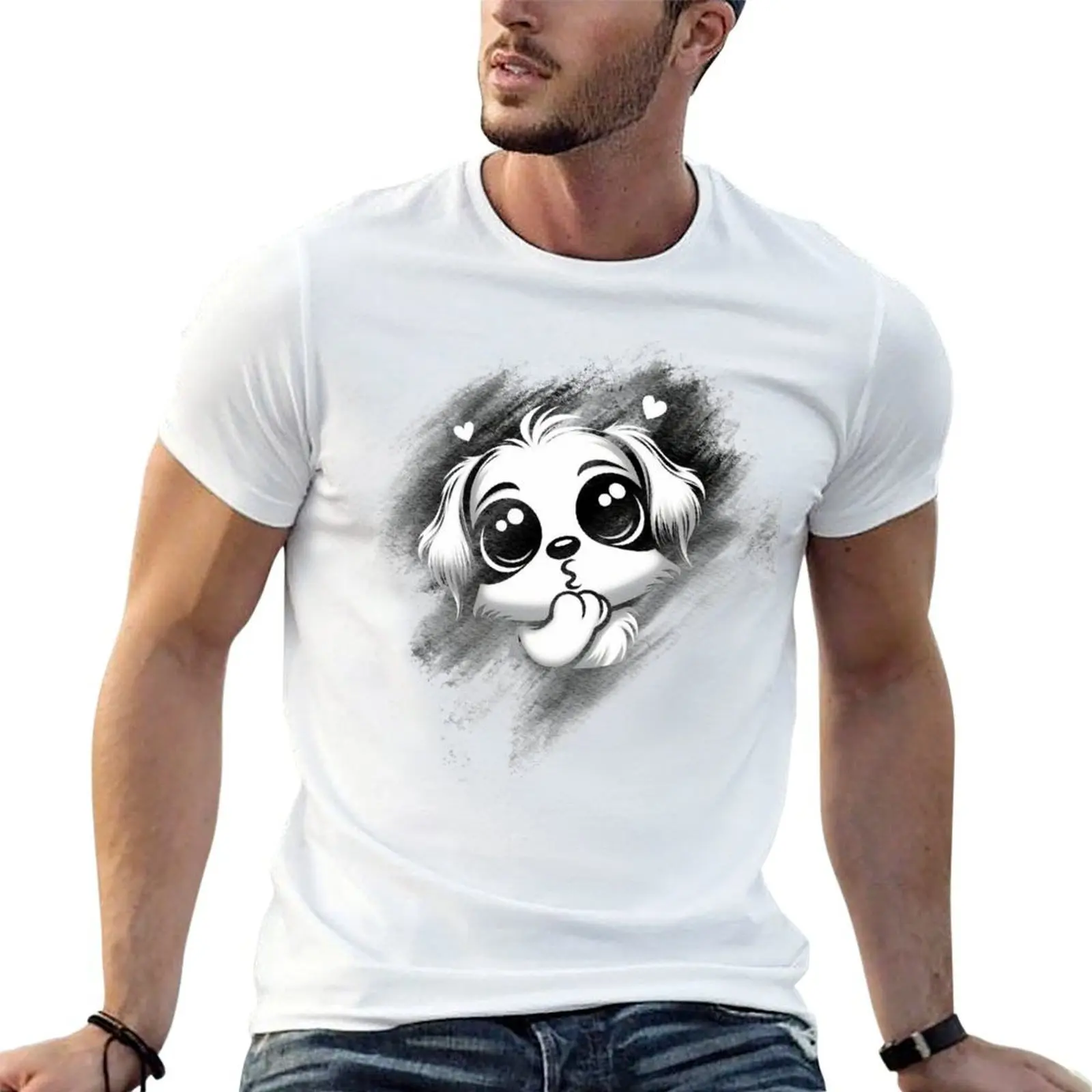 

ADORABLE PUP LOVE T-Shirt man t shirt cotton high quality cotton t shirts high quality t shirts for man cotton soft T-Shirt