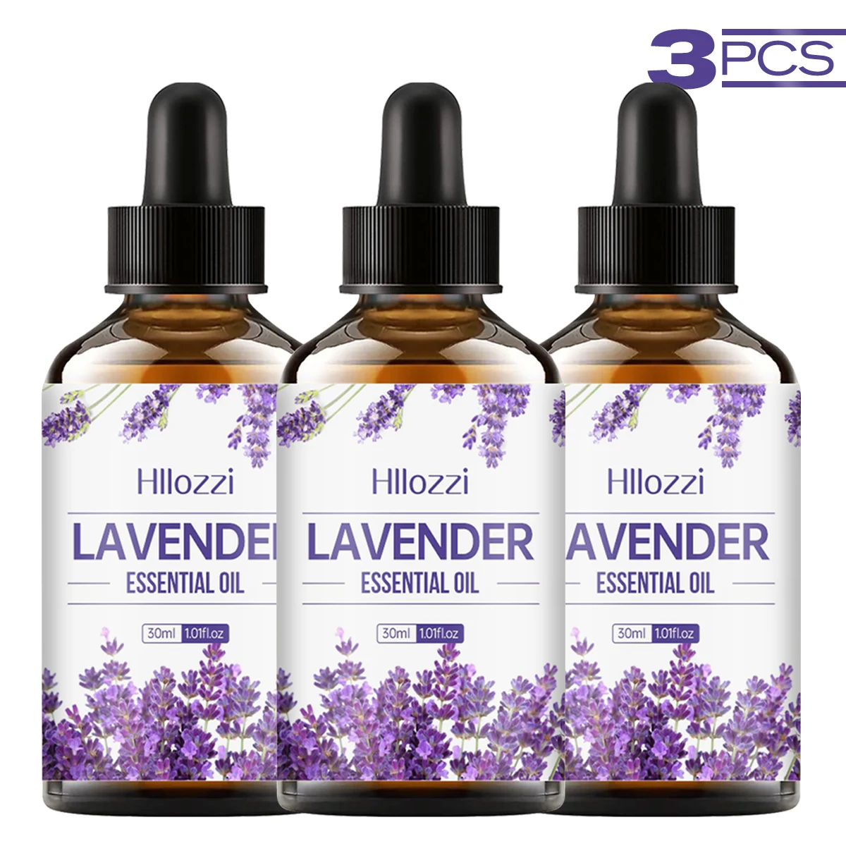 

Lavender essential oil 3pcs, nourishes the skin, hydrates and moisturizes, suitable for skin care and hair care.