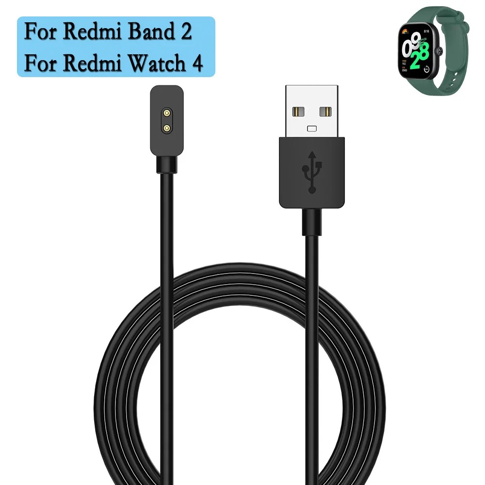 60/100 cm Lader Draad Opladen Voor Redmi Band 2/Voor Redmi Horloge 4 USB Kabel Smartwatch Lading Opladen Dock