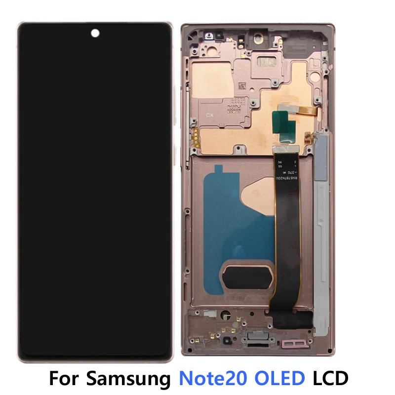 100% Tested OLED Note20 LCD Screen For Samsung Galaxy Note 20 5G N980 N981U N981B LCD Display Touch Screen Digitizer