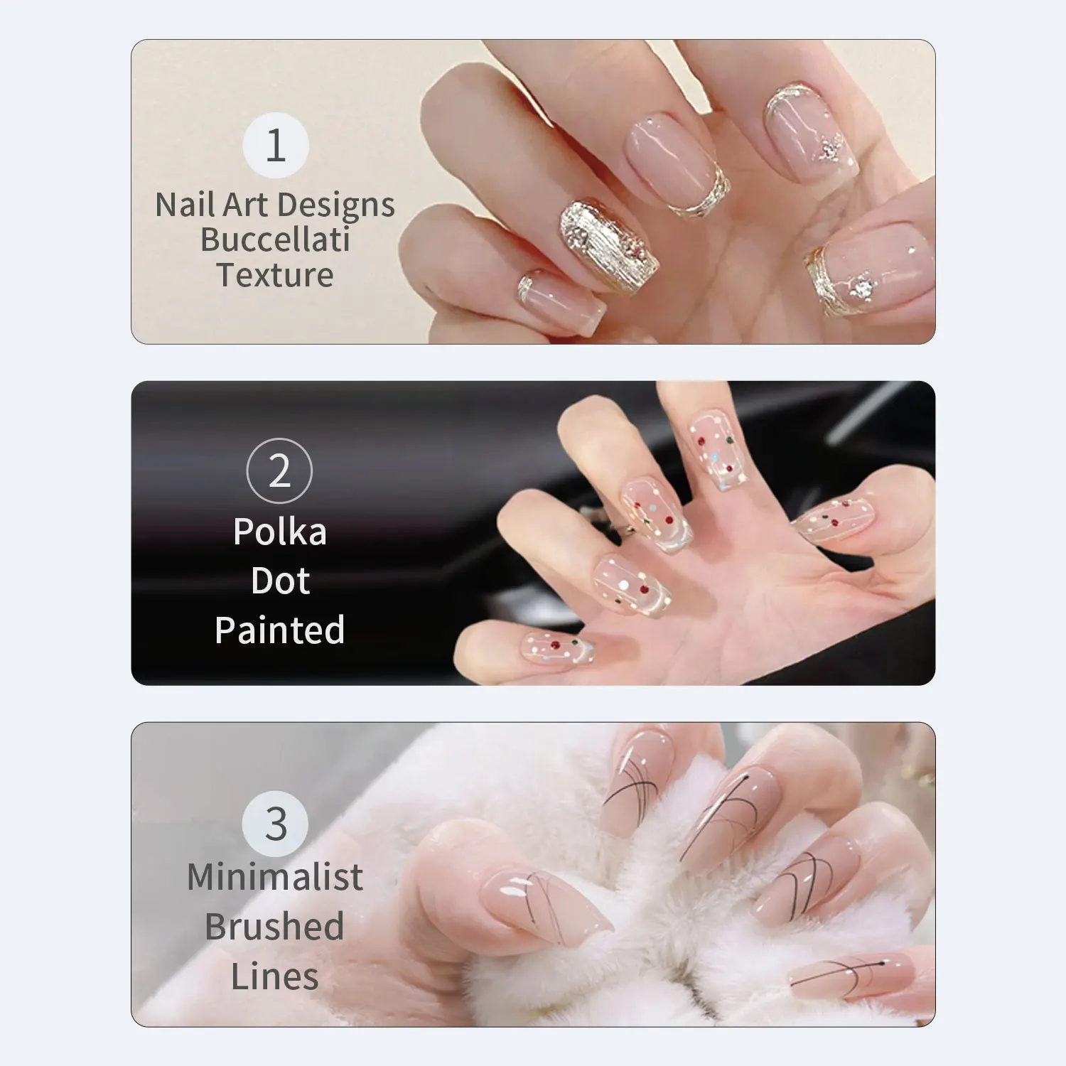 Nail Art Wire Drawing Tool Multifunctional Seven-pin Pen Texture Brush Tools DIY Nail Brush Bendable Feather Pin Painting Lines