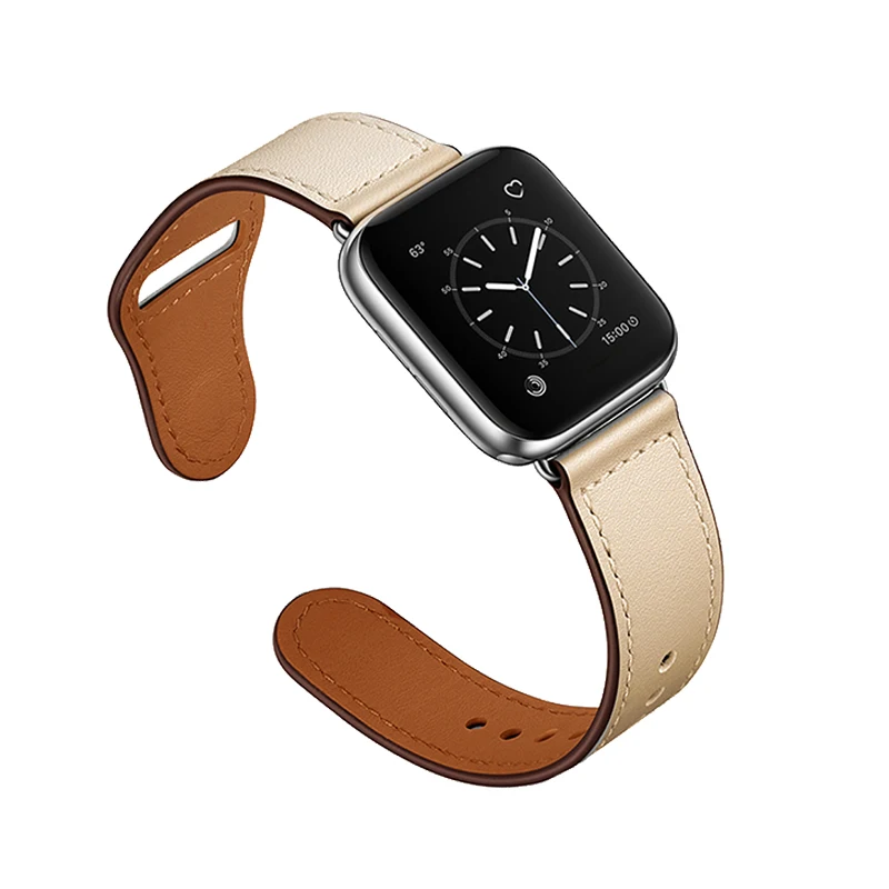 Apple Watch Ultra SE 87654321 series classic leather strap black brown men and women universal wristband 44mm 41mm 45mm 49mm