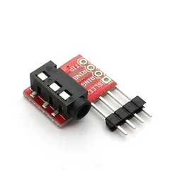 3.5mm Plug Jack Stereo Plastic + Metal TRRS Headset Audio Socket Breakout Board Extension Connector Module