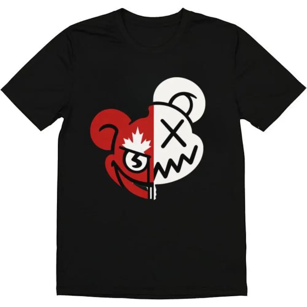 

Unisex Streetwear Canada T-Shirt | Split Face Graphic Tee | Hip Hop Urban Patriot Gift Top