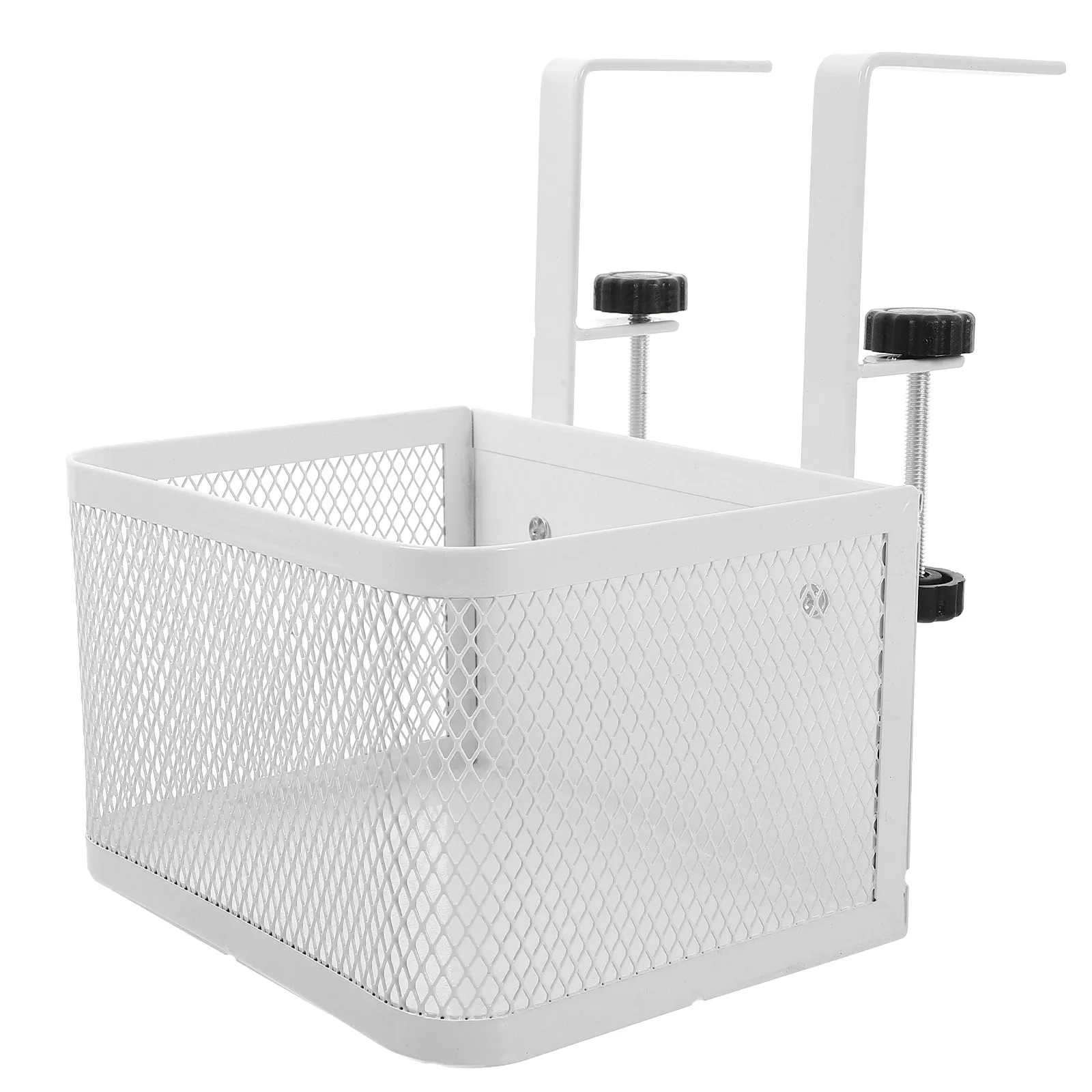 

Clamp-on Desk Organizer Basket Ideal for Office Classroom Home No Drilling Required Under Desk Storage Cable Management Box