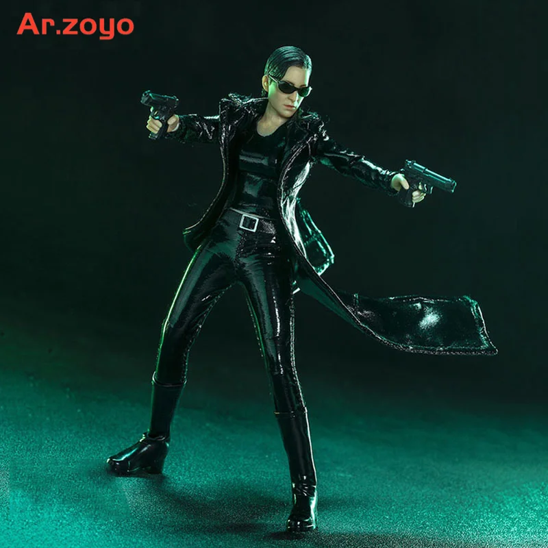 PCTOYS PC025 1/12 Killer Trinity Carrie-Anne Moss Figure Model 6'' Female Soldier Action Figure Body Doll Full Set Toy In Stock