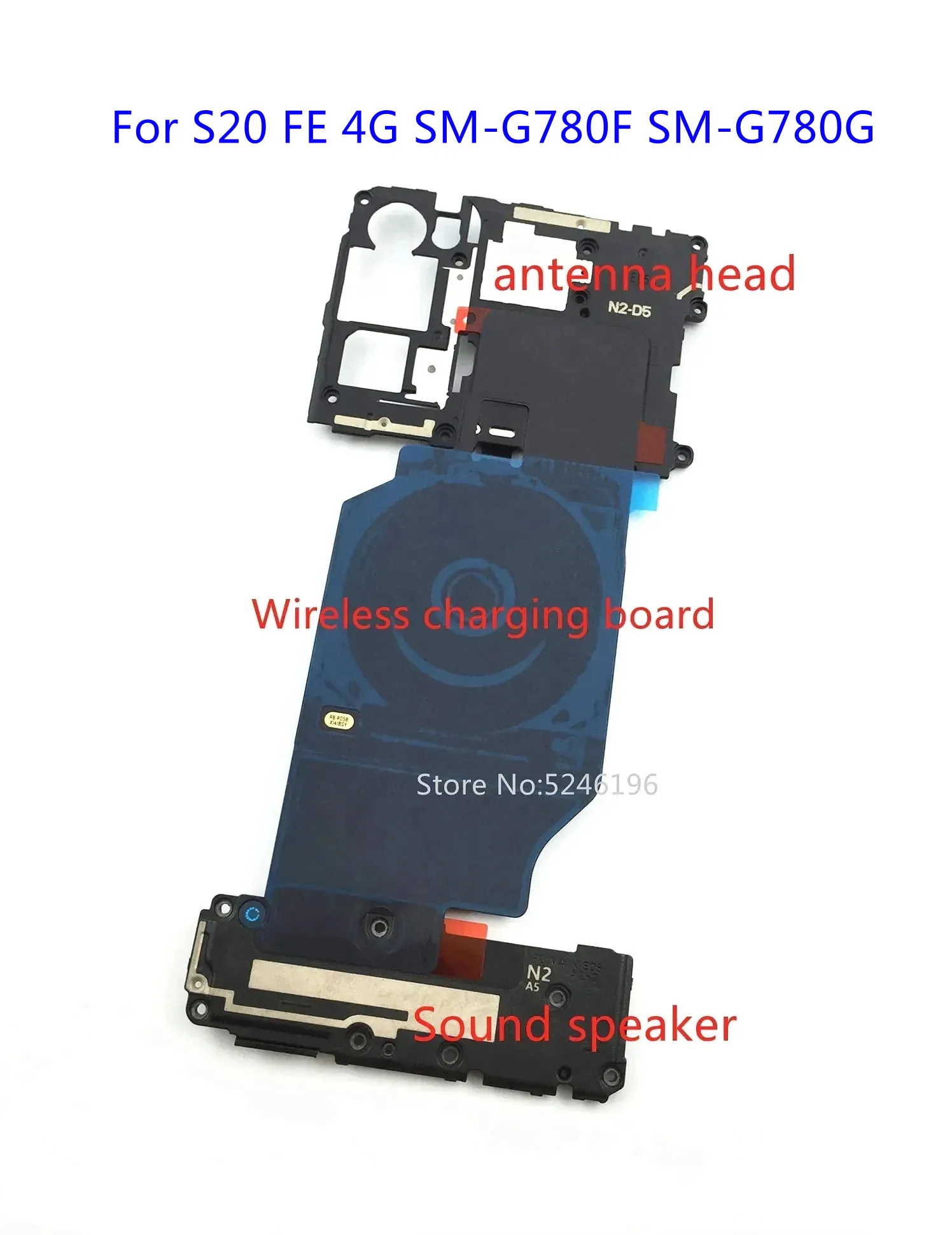 

1pcs Wireless Charging NFC+Earpiece Module Bottom Sound Speaker For Samsung Galaxy S20 FE 4G SM-G780F G780F/DS SM-G780G Replace