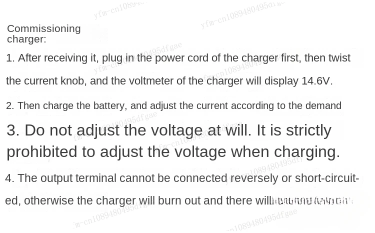 14,6 V 50A power charger lithium iron phosphate charger for lithium battery high power RV inverter