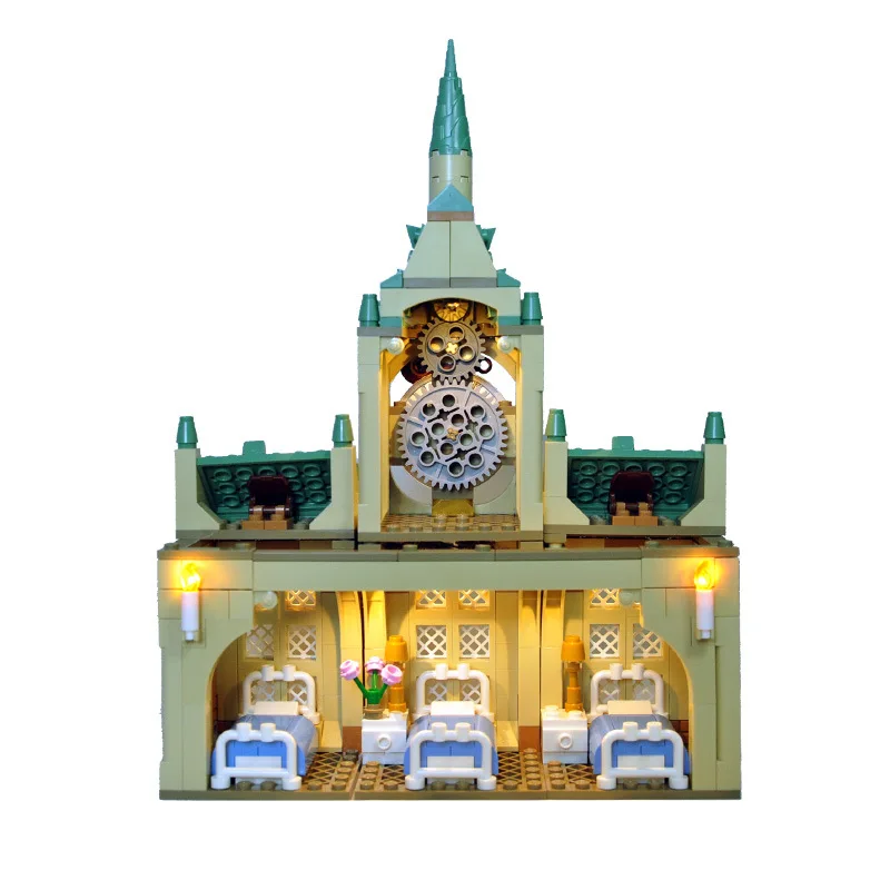 LYBMTWF Kit de iluminação LED compatível com modelo de blocos de construção de asa hospitalar Lego 76398 (NÃO inclui os tijolos modelo)