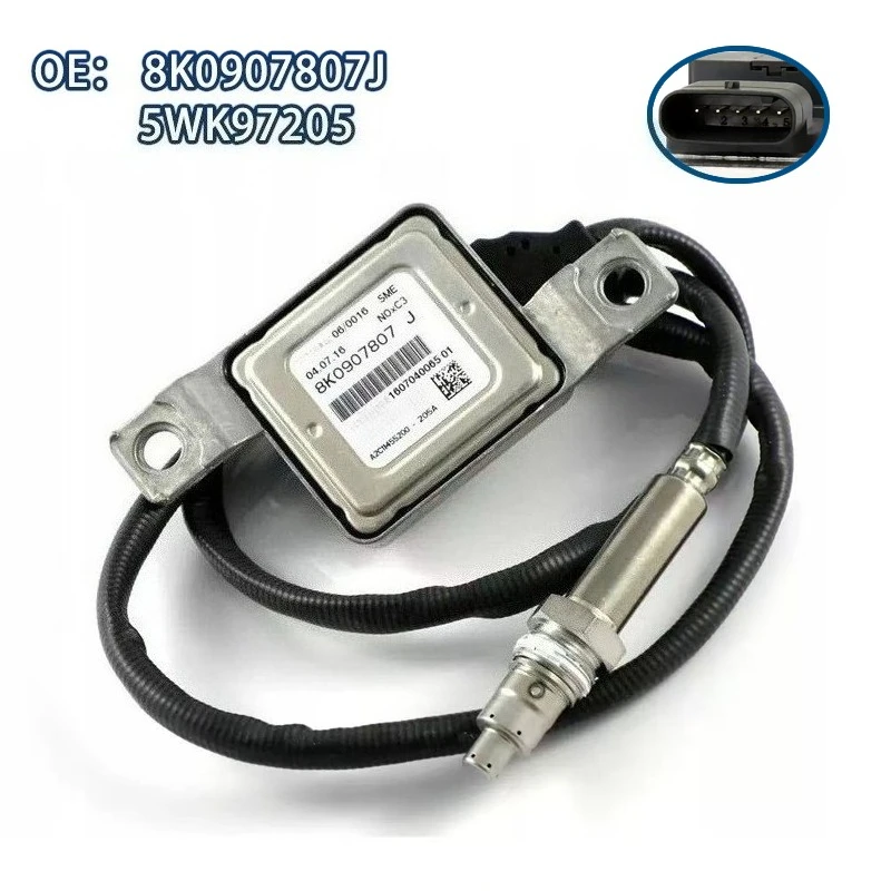 

8K0907807J 5WK97205 Nox Sensor Nitrogen Oxide Sensor Fit For Audi A4 8K A5 A6 Q5 8R 2010-2017 5WK9 7205