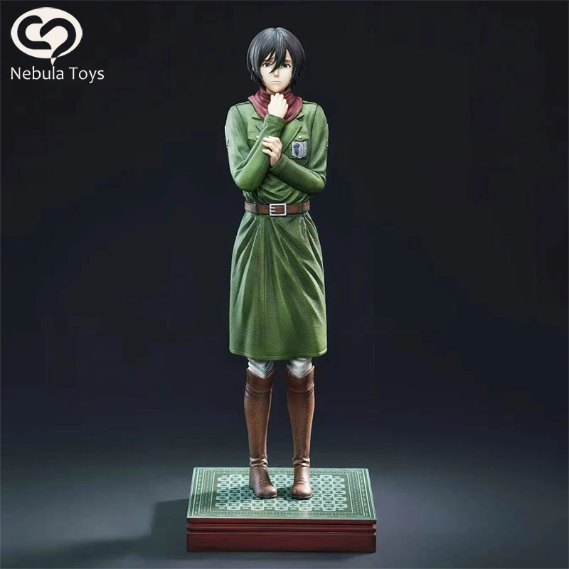 anime-attack-on-titan-figure-mikasa·ackerman-action-figures-pvc-statue-collection-model-desk-decoration-doll-toy-kids-gifts