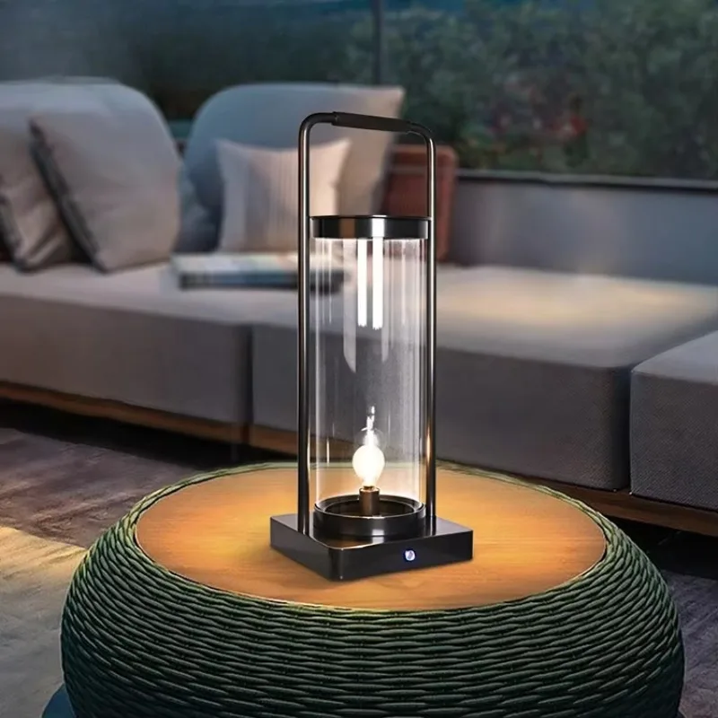 New product luxury decoration outdoor camping living room foyer portable portable lantern, pure copper material, IP44 protection