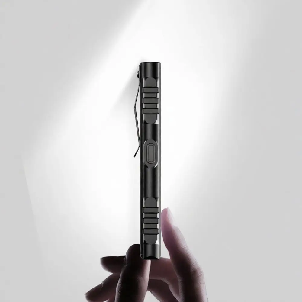 Portable Slim Led Flashlight Rechargeable Ultra Thin Pocket Light For Aladdin Outdoor Camping Hiking Emergency Inspection Lamp