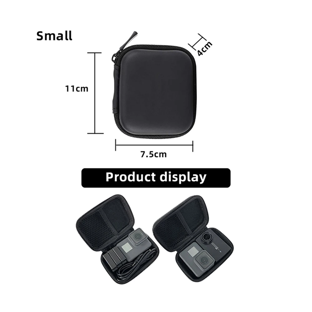 Action Camera Storage Bag Safe and Portable Waterproof Shockproof for GoPro Hero 11 10 9 SJCAM AKASO EKEN DJI GoPro Accessories