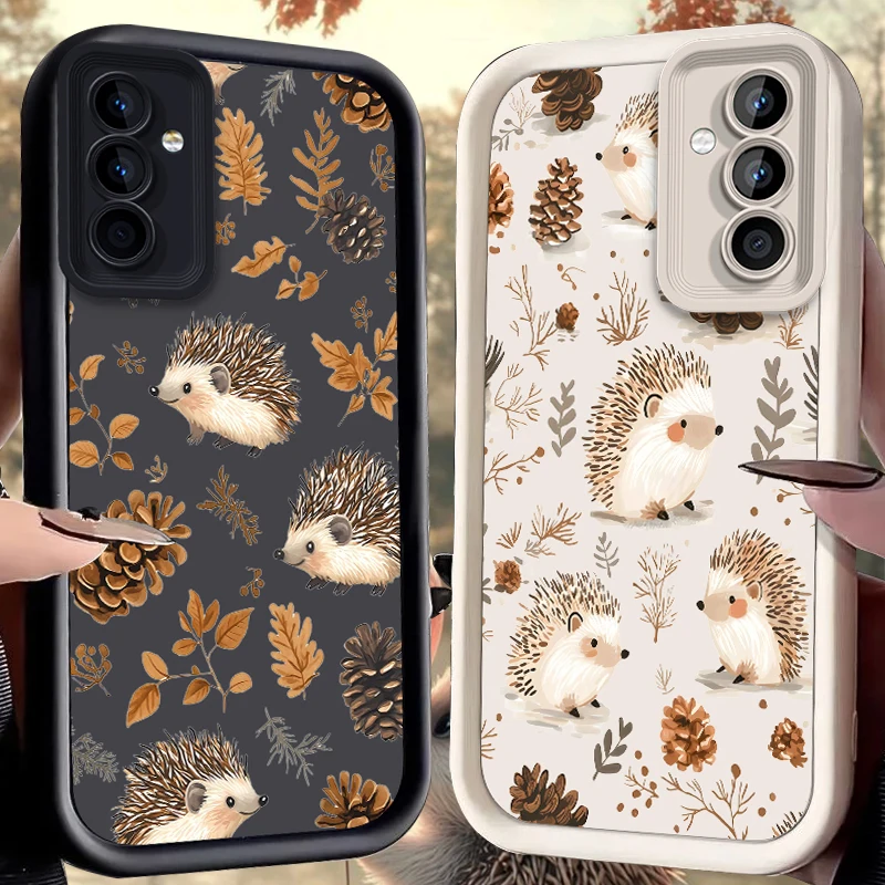 Funda de erizo para Samsung Galaxy A53 A50 A50S A36 5G A35 A34 A33 A32 A30 A26 A24 A23 A22 A20 A16 A15 A14 A13 A12 4G A06