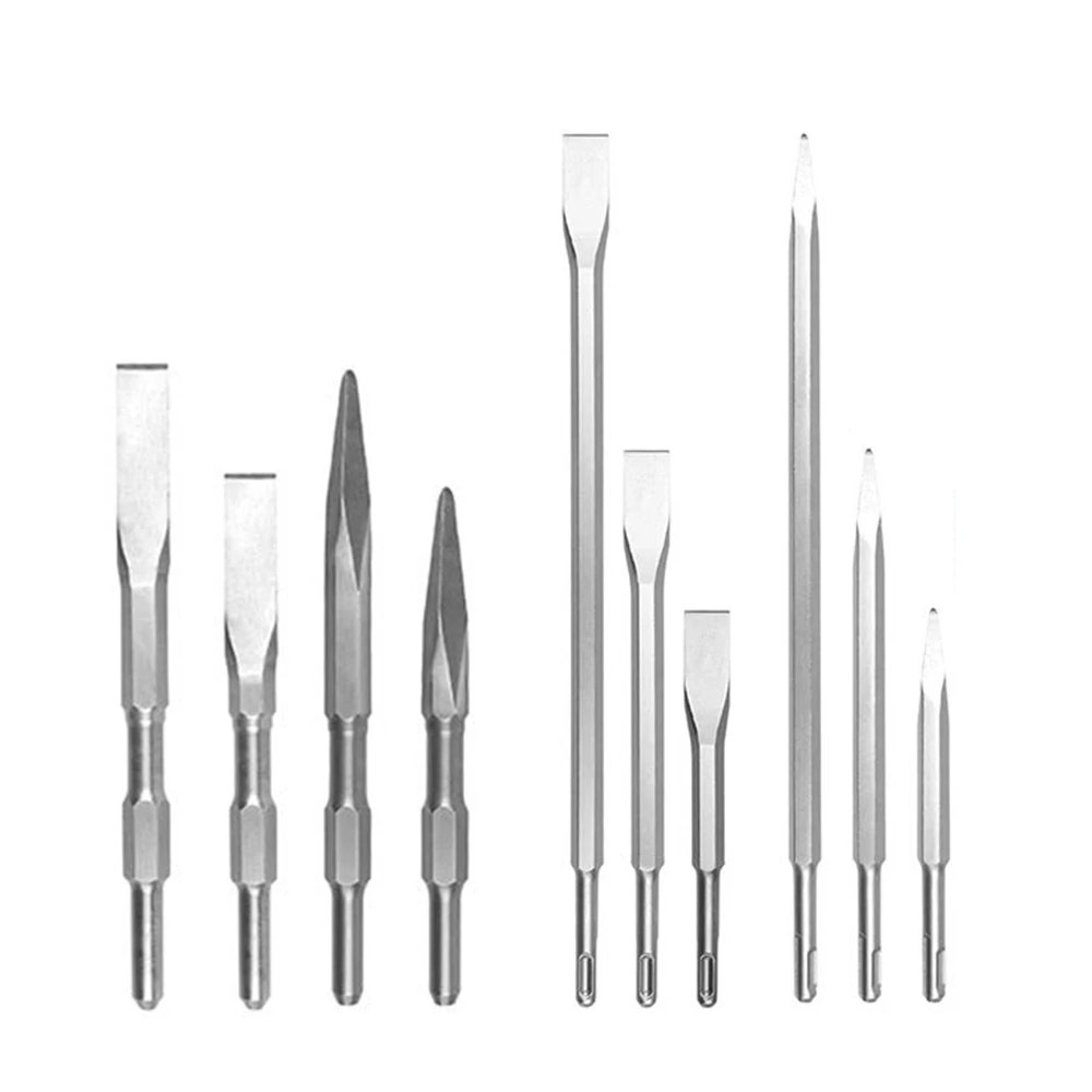 

Электрический молоток, ударная дрель, круглое/шестиугольное долото, электрическое молоток, долото, удлиненное долбежное отверстие, острое долото/плоское долото