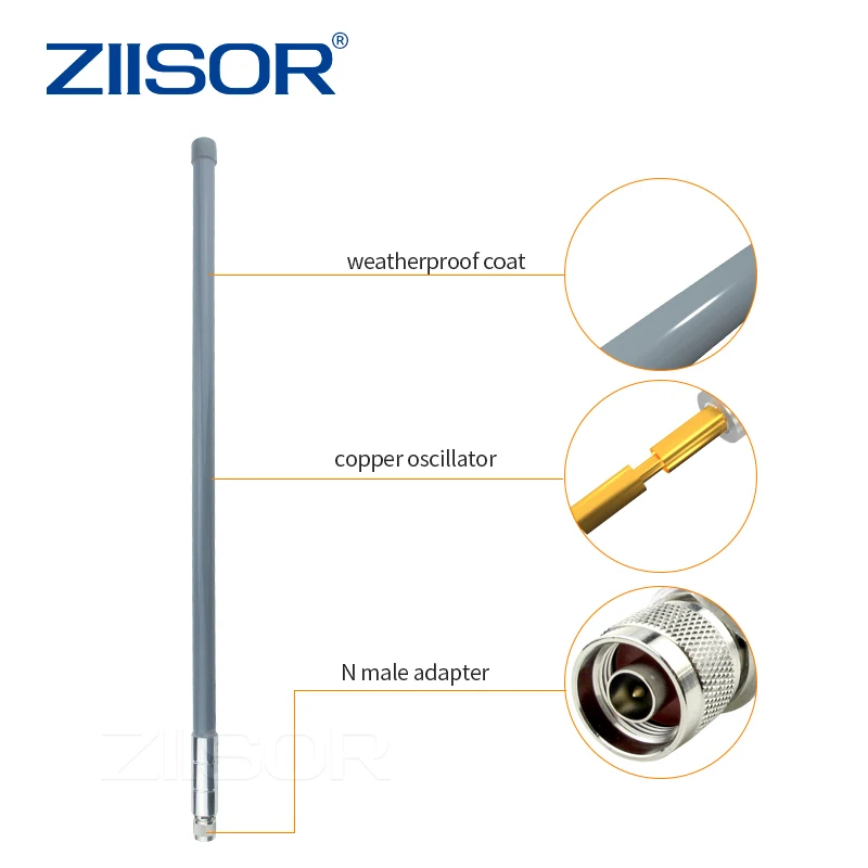 Imagem -02 - Mhz Antena Fibra de Vidro para 230 Mhz Antenas 3.5dbi n Conector Macho em Stock 170