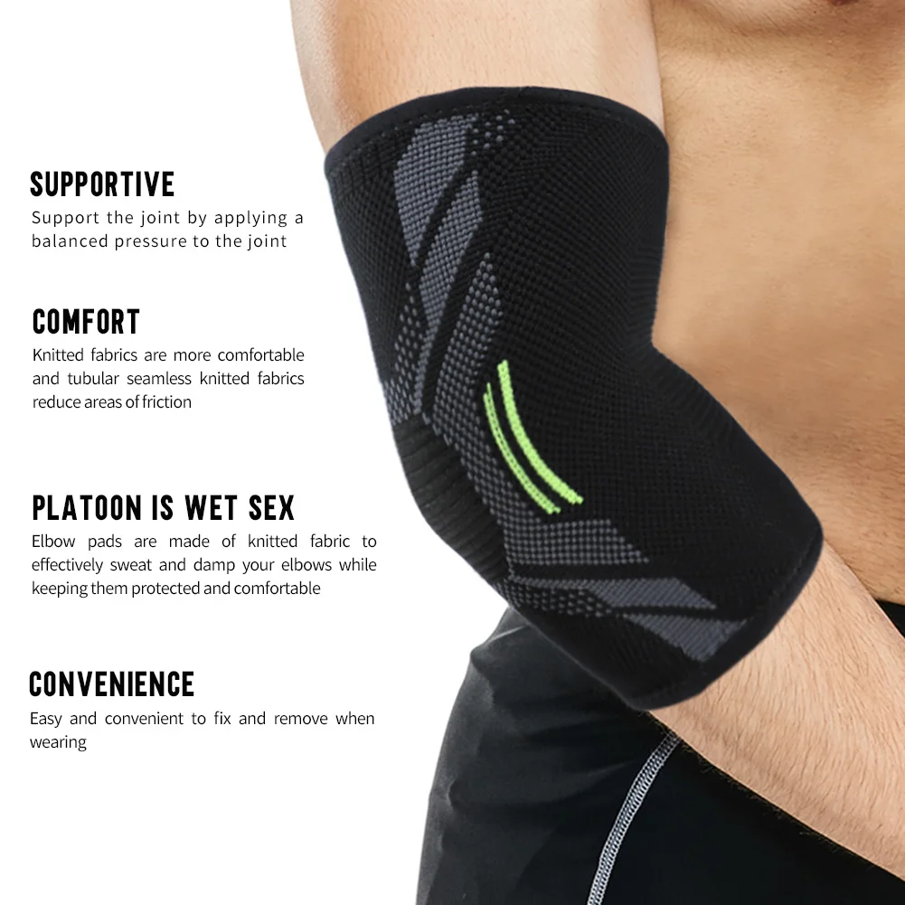 Breathable Elbow Compression Sleeve for Pain Relief and Support Ideal for Tendonitis Tennis Golf and Weightlifting