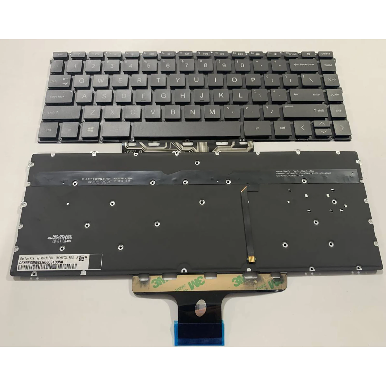 

Клавиатура США для HP Pavilion X360 13-BB 13-BB 14-DW 14-DV 14-DY 14-EK 14-EC TPN-Q244 Q234 I137