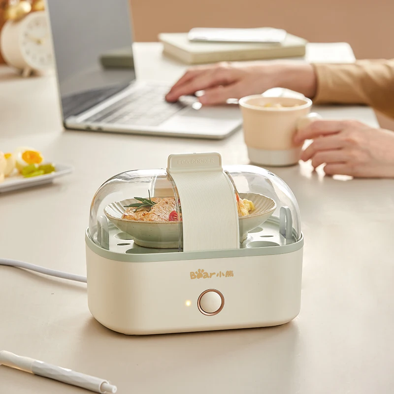 طباخ كهربائي محمول للبيض ، غلاية بيض ، طباخ تبخير الحليب ، آلة إفطار صغيرة ، جهاز تدفئة طعام أوتوماتيكي ، ww ، 6 بيضات