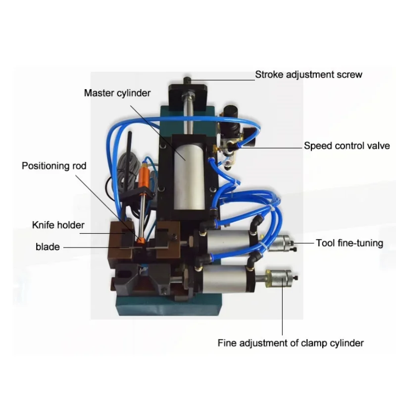 Pneumatic Large Square Cable Wire Cutting Machine Pneumatic-electric Outer Sheath Stripping Machine A Denuder Pneumatiqu