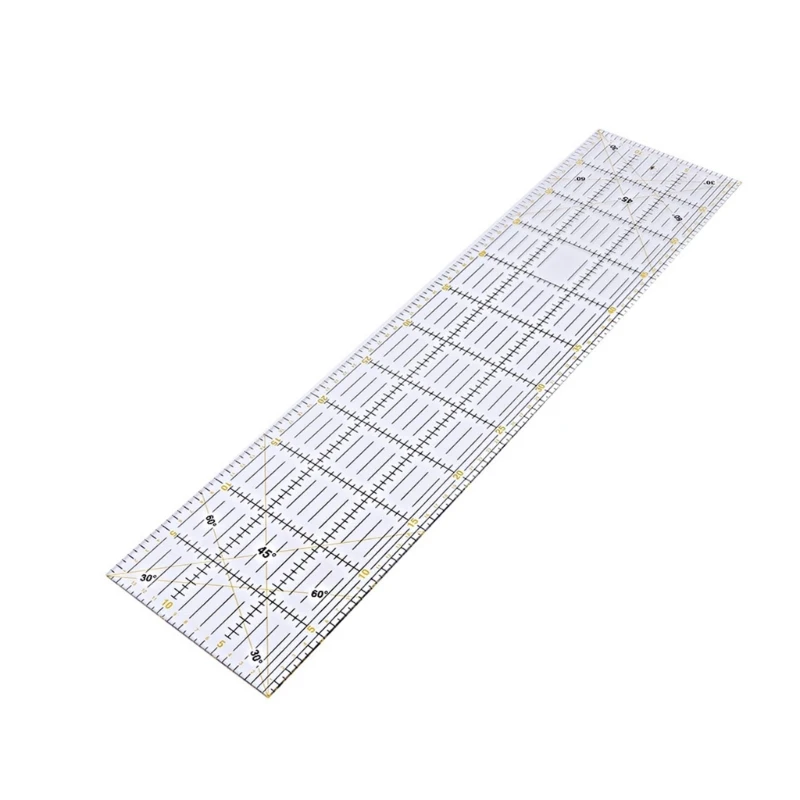 1PC DIY Quilting Sewing Patchwork Ruler Cutting Tool Thick Transparent 45/60cm