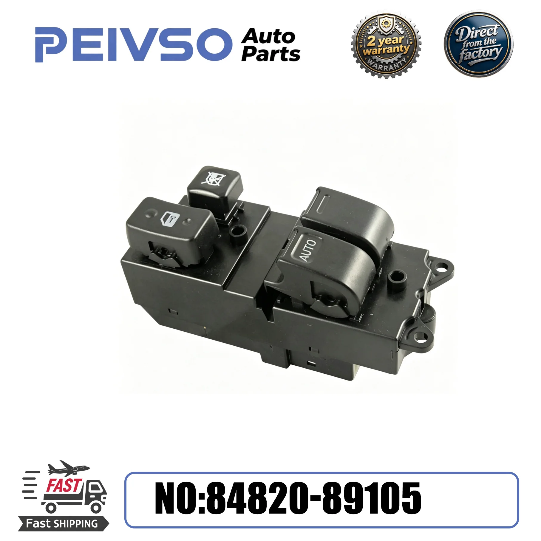 

84820-89105 8482089105 New Power Window Switch Button For Toyota Starlet Tercel MR2 Hilux Land Cruiser Camry Tacoma T100