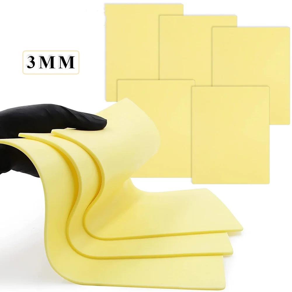 Peau Artificielle de Pratique de Tatouage, Fausse Peau Vierge, Double Face, en Silicone, Accessoires, 3mm