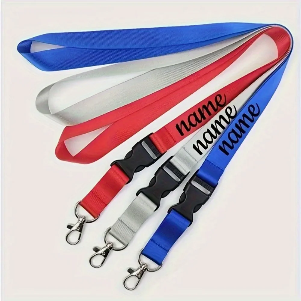 [Custom Name Lanyards] Choose from a Variety of Custom Prints; Perfect as Gifts for Sports Events, Schools, and Group Activities