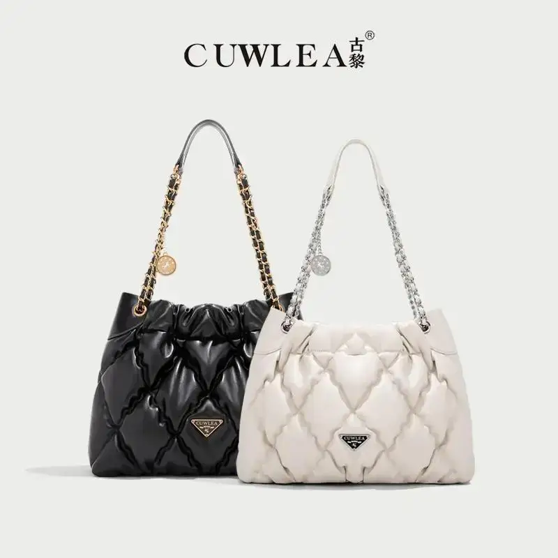 

luxury designer women bags Garbage bag, one shoulder crossbody bag, diamond grid embroidered thread bag GL-6118