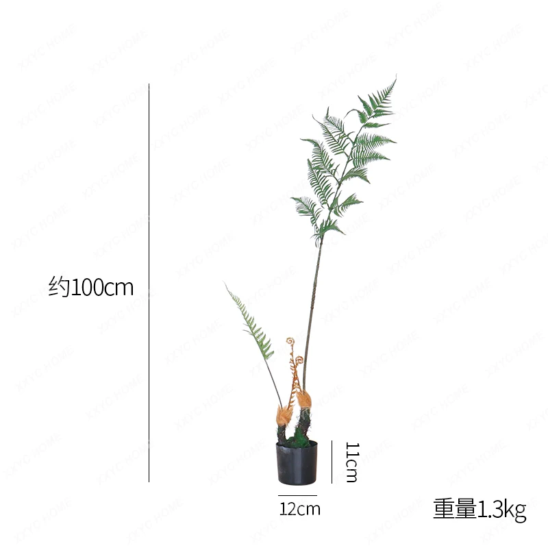 Simulation Large Green Plant Living Room Balcony Imitative Tree Decoration Garden Landscape Plant Landscape