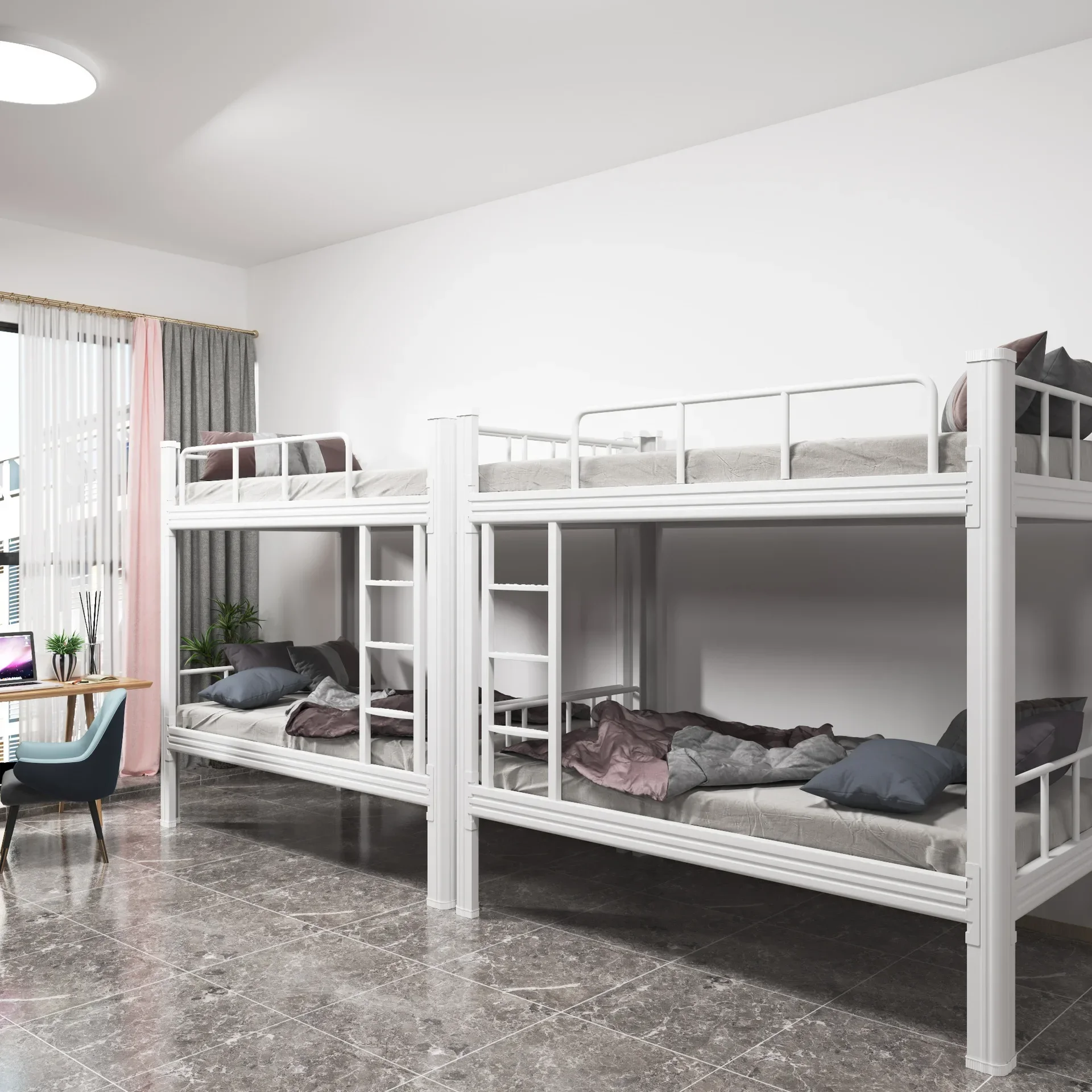 Bunk beds, iron frame beds, student dormitories, high and low , staff bunk beds, adult apartments, shelf , workers, subw