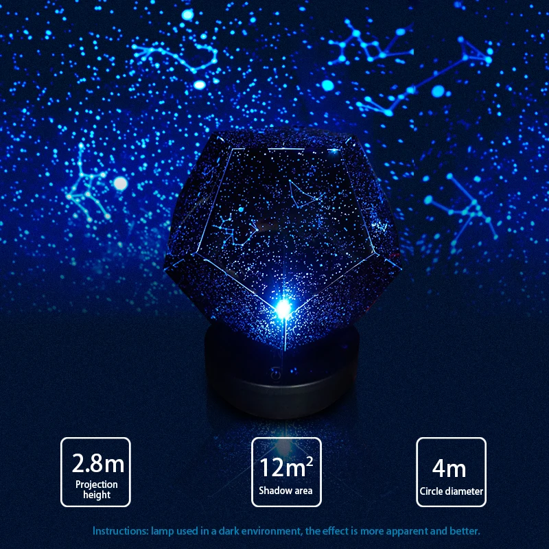 LED Star Sky Light Interior Led Starry Atmosphere Ambient Projector USB Luminaria Decoration Night Home Decor Galaxy Lights