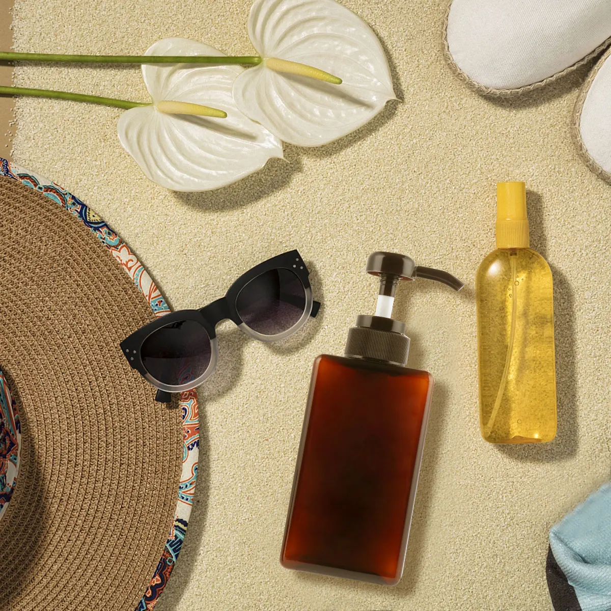 Ensemble de bouteilles à pompe rechargeables, distributeur de Lotion marron de 450Ml, récipient de voyage pour shampoing, savon liquide, 2 pièces