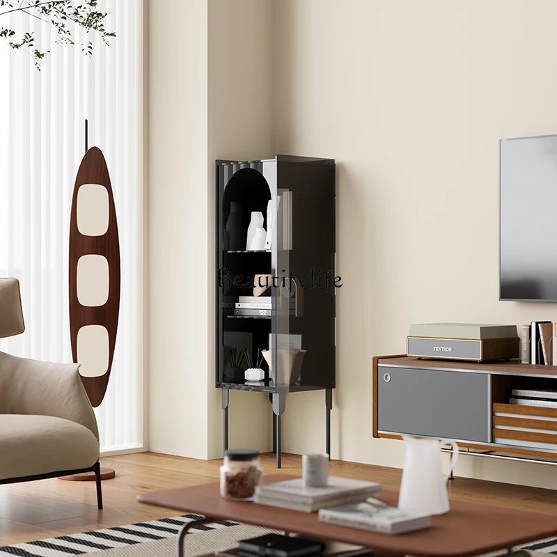 

Medieval acrylic shelf, living room wine cabinet, modern simple storage display cabinet