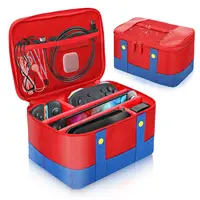 Lindo estuche de transporte para Nintendo Switch 2 /Lite/OLED, estuche de transporte de viaje de almacenamiento protector impermeable de carcasa suave portátil