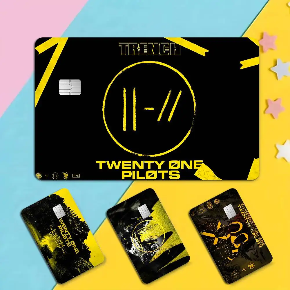 Popular T-Twenty O-One P-Pilot Band 100% Hot Sale Amine Credit Debit Bank Card Bus Card Film Skin Sticker