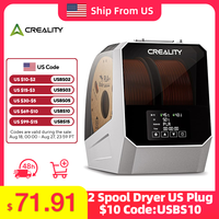 Creality Official Space Pi Filament Dryer Box 2 Spools For 3D Printer 2 Rolls Filament Dehydrator Box 360° Hot-air Heating