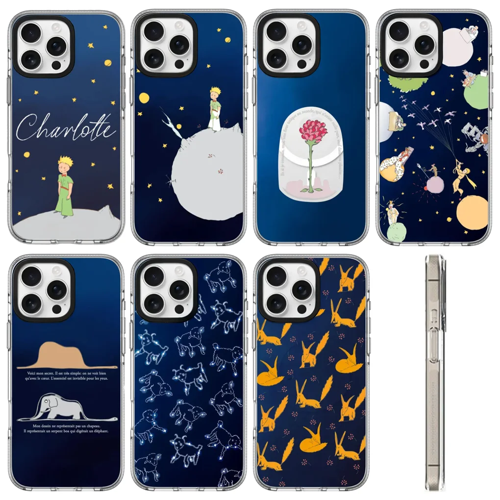 

Elephant Flower Transparent Border Magnetic Phone Case Cover for IPhone 16 15 14 13 Pro Max Case