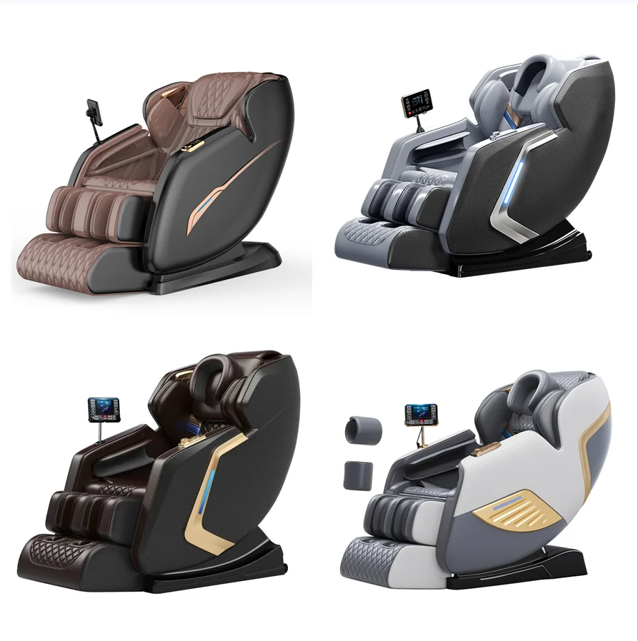 Massage Chair 4D SL Track Sofa Shiatsu Roller Full Body Air Pressure Massage Armchair 4d Massage Chair