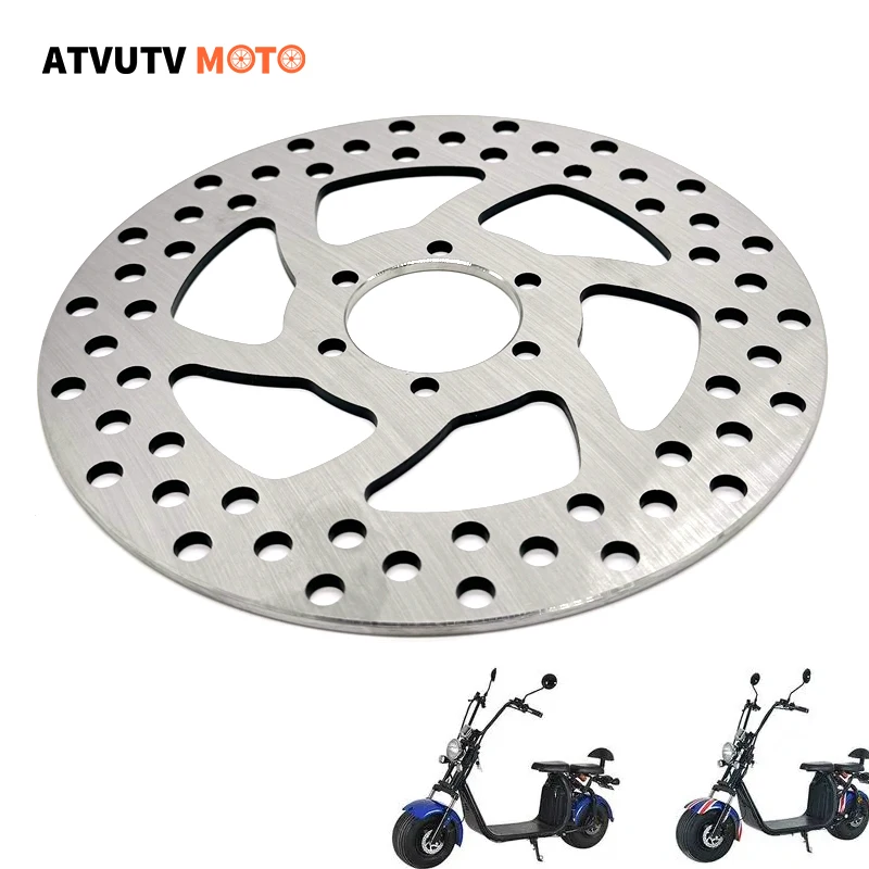 1pcs 2pcs Motorcycle Front Rear Disc Brake Disc Plate For Citycoco Electric Scooter Harley Electric Scooter 38mm holes