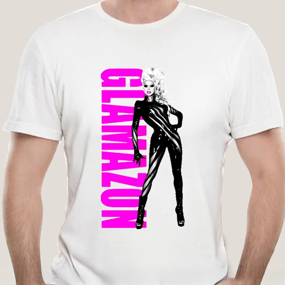 Rupaul Glamazon Unisex T-Shirt Drag Race Vintage Graphic Tee Shirt fashion t-sdhirt men cotton brand teeshirt