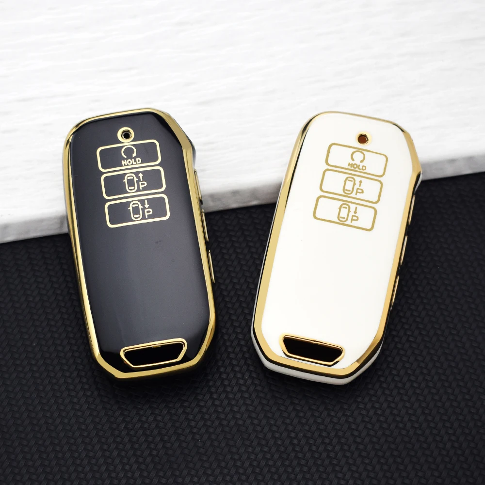 7 Buttons New TPU Car Key Case Cover for Kia Sorento MQ4 2020-2022 EV6 K8 V6 Sportage  Anti-scratch Key Protector Bag Key Chain