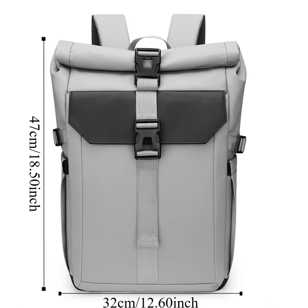 Mochila de ocio para hombre de gran capacidad, mochila de viaje ligera multicapa, mochila portátil impermeable para ordenador portátil para hombre