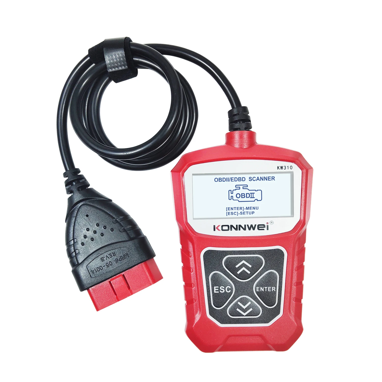 

Automotriz Red KW310 автомобильный считыватель кодов неисправностей двигателя автомобильный 12 В OBD2 сканер для диагностического инструмента автомобиля