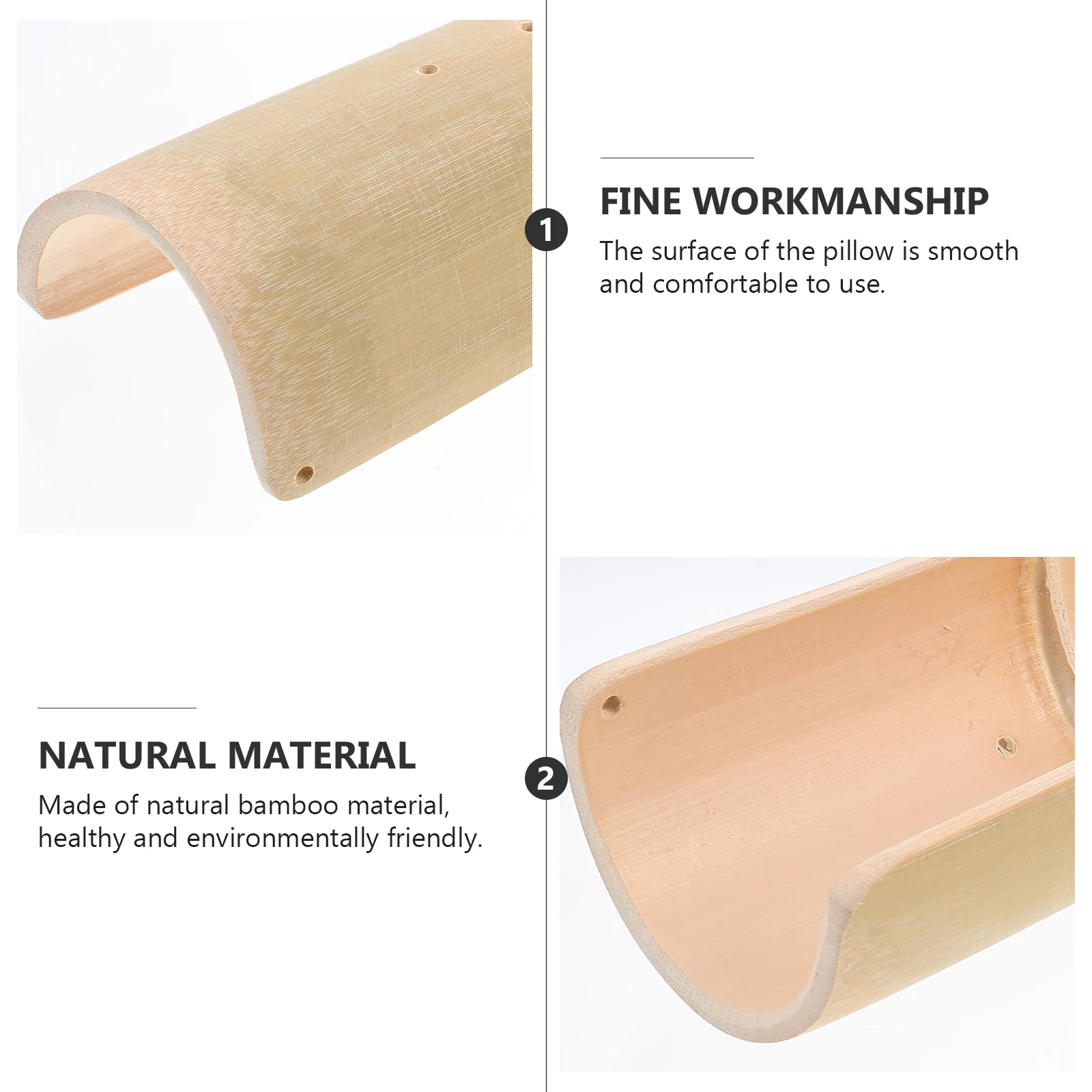 

1 шт., бамбуковая U-образная подушка для сна, 7 см, поддержка шеи, снимает боль, способствует одной подушке ручной работы